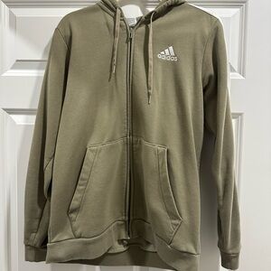Adidas Olive Green Hoodie